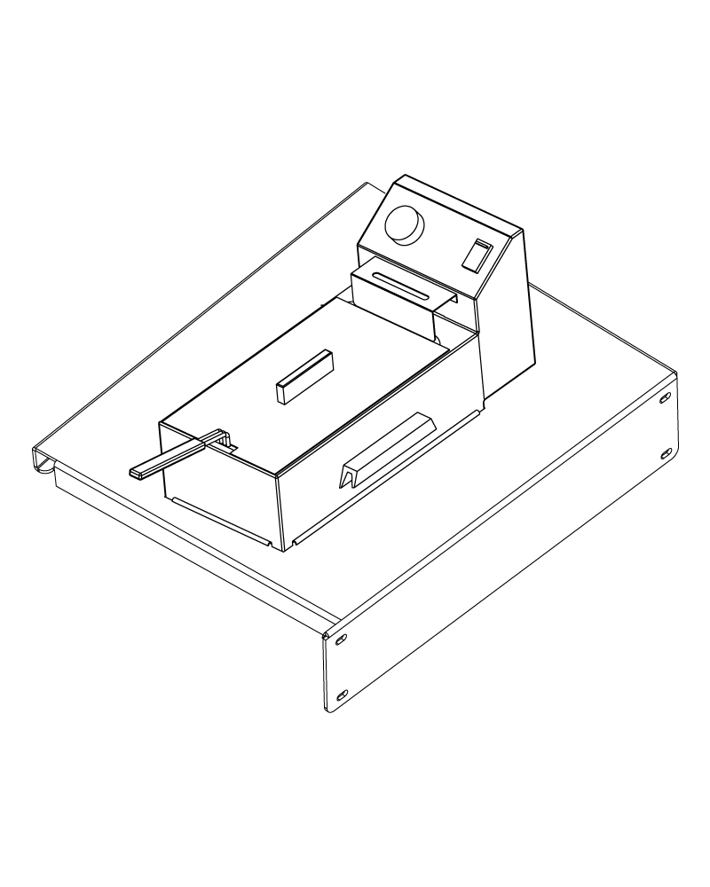 Lincat Tischplatte Friteuse abgeschnitten Sicherheit Hochtemperatur rote Entstörknopf DF Serie